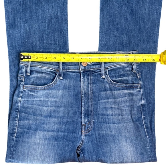 MOTHER The Hustler Ankle Fray Denim Jeans in Sweeter the Juice Blue Wash Size 27 - Picture 7 of 13